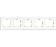Panasonic KARRE baltas, penkiavietis rėmelis (90960264)