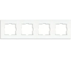 Panasonic KARRE baltas, keturvietis rėmelis (90960263)