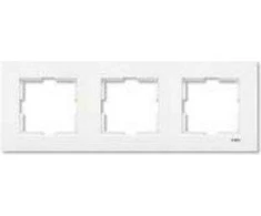Panasonic KARRE baltas, trivietis rėmelis (90960262)