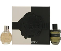 Set Viktor &amp; Rolf: Flowerbomb Eau De Parfum For Women, 7 ml + Spicebomb Eau De Toilette For Men, 7 ml