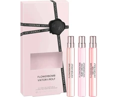 Rinkinys Viktor &amp; Rolf: „Flowerbomb Ruby Orchid“ kvepalai moterims, 10 ml + „Flowerbomb Nectar“ kvepalai moterims, 10 ml + „Flowerbomb“ kvepalai moterims, 10 ml