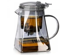 Stiklinis arbatinukas su filtravimo sistema Vilde, 730 ml