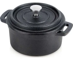 Ketaus puodas su dangčiu Vilde 10 cm, 250 ml