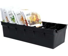 Vilde Prieskonių dėžutė organizatorius juoda 30x13x8 cm