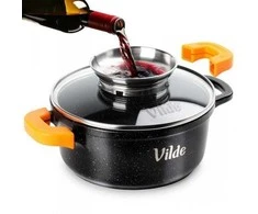 Vilde Puodas granitiniu paviršiumi TERRUNA AROMA 16 cm, 1,2 l