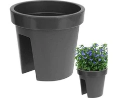 Vilde Balkoninis vazonas 28 cm pilkos spalvos
