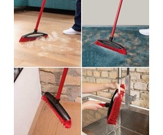 Vileda „Pet Pro ALWAYS CLEAN“ šluotų dėžė, 3 dalių rinkinys (raudona, ALWAYS CLEAN šluota + „Pet Pro“ elektrostatinis šepetys + „Pet Pro“ mikropluošto rankšluostis XL)