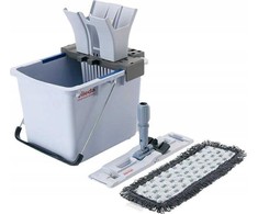 Pradinis rinkinys, Vileda UltraSpeed Pro, 15 l, pilkas, poliesteris / milteliniu būdu dažytas plienas / PP / plienas, 40 cm, su rankiniu presu