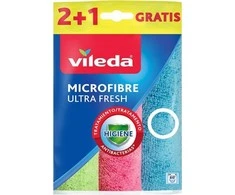 Vileda Ultra Fresh mikropluošto šluostės  2+1vnt