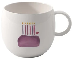 Villeroy &amp; Boch With Love Happy Birthday 290 ml balta
