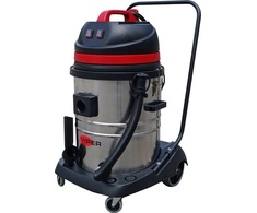 Dulkių Siurblys - Nilfisk Viper LSU255-EU, 2 Varikliai, 55 L, Juodas/Raudonas/Nerūdijančio Plieno