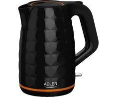 Adler | Virdulys | AD 1277 | Standard | 2200 W | 1.7 L | Plastic | 360° rotational base | Juodas