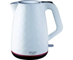 Adler | Virdulys | 1277 m. AD | Standartinis | 2200 W | 1,7 l | Plastikas | 360° sukamasis pagrindas | Baltas