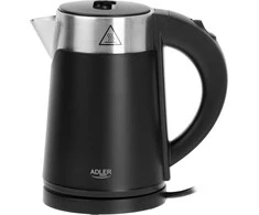 Adler | Virdulys | AD 1372 | Electric | 800 W | 0.6 L | Plastic/Nerūdijantis plienas | 360° rotational base | Juodas