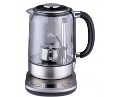 Virdulys Alpina Virdulys su zaparzaczem do herbaty ALPINA 1,7l 2200w Sidabrinė
