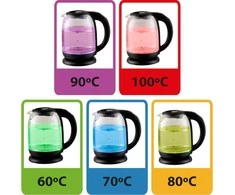 Elektrinis Virdulys - Esperanza EKK027 1,7 L Juodas, Permatomas 2200 W
