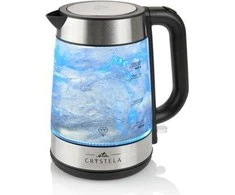 ETA | Virdulys | ETA615390000 | Standard | 2200 W | 1.7 L | Glass | 360° rotational base | Juodas/Stainless Steel