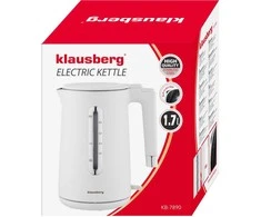 Virdulys, Elektrinis virdulys, baltas, 1,7 l, klausberg, KB-7890