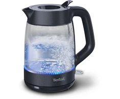 TEFAL Virdulys | KO2G08E0 | 2000 W | Electric | 1.7 L | Heat-resistant glass | 360° rotational base | Juodas/Transparent