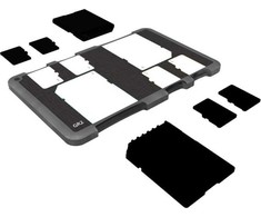 JJC PudeŁko / FuteraŁ / Dėklas Na Kortos Sd / Microsd - Juoda