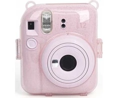 Viršelis LoveInstant Byla FujiFilm FUJI INSTAX Mini 12 + Stickers ir Pocket Nuotraukos / Jogurtas Triušis / Rožinė Brocade