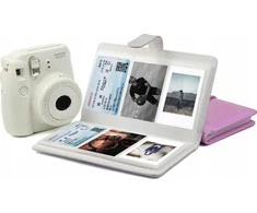Viršelis LoveInstant Case EtuI Cover FUJIFILM Instax Mini 12 + Albumas 96 Nuotrauka / Violetinė Flash