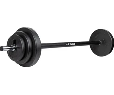 Virtufit Vinilo fitneso štanga, kurios svoris 20 kg