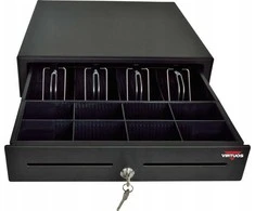Virtuos kasos stalčius S-410C - su laidu, failas 4/8, 9-24V, juodas