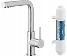 Virtuvės maišytuvas KFA DUERO PURE BASIC VIRTUVĖS MAIŠYTUVAS SU VANDENS FILTRAVIMO FUNKCIJA + HIDRO FILTRU, INOX