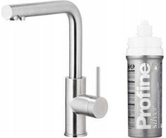 Virtuvės maišytuvas KFA DUERO PURE BASIC VIRTUVĖS MAIŠYTUVAS SU VANDENS FILTRAVIMO FUNKCIJA + FILTRŲ RINKINYS PROFINE Sidabrinis S, INOX
