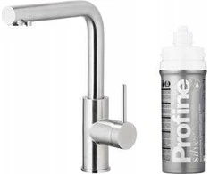 Virtuvės maišytuvas KFA DUERO PURE BASIC VIRTUVĖS MAIŠYTUVAS SU VANDENS FILTRAVIMO FUNKCIJA + FILTRŲ RINKINYS PROFINE Sidabrinis S, INOX