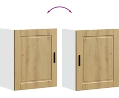 Sieninės virtuvės spintelės 2 vnt "Porto" Artisan Oak