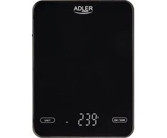 Virtuvinės svarstyklės Adler | Virtuvės svarstyklės | AD 3177b | Didžiausias svoris (talpa) 10 kg | Juodas