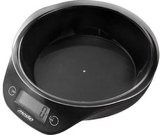 Adler Mesko | Virtuvinės svarstyklės with a bowl | MS 3164 | Maximum weight (capacity) 5kg | Graduation 1 g | Ekranas type LCD | Juodas
