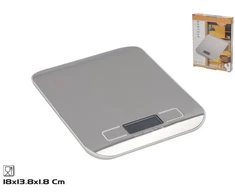 Skaitmeninės virtuvinės svarstyklės 5kg, 18 x 14 x 2 cm, KITCHEN&amp;GO
