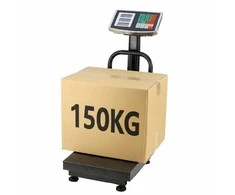 Lean Elektroninės platforminės svarstyklės 150 kg su LCD ekranu