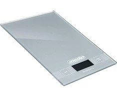 Virtuvinės svarstyklės Mesko | Virtuvės svarstyklės | MS 3145 | Maksimalus svoris (talpa) 5kg | Graduacija 1 g | Ekrano tipo LCD | Sidabrinis
