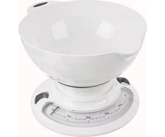 Virtuvinės svarstyklės Orion Mechaninė virtuvinė svarstyklė su pašaliniu indeliu 5kg