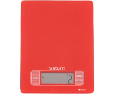 Virtuvinės svarstyklės Saturn ST-KS7235 raudonos
