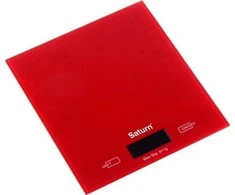 Virtuvinės svarstyklės Virtuvės svoris Saturn ST-KS7810 raudona