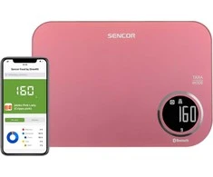 Virtuvinės svarstyklės Sencor SKS 7074RD su Bluetooth
