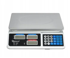 Virtuvinės svarstyklės TOGO GEKO Svarstyklės elektroniczna 40kg LCD (G71162)