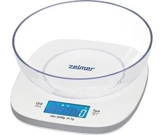 Zelmer ZKS1450 kitchen scale Baltas Countertop Square Electronic kitchen scale