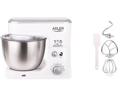 Virtuvinis kombainas Adler | AD 4216 | 1000 W | Greičių skaičius 6 | Bowl capacity 4 L | Baltas