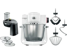 Virtuvinis kombainas Bosch MUMS6EW13D food processor (baltas/stainless steel, 1,600 watts, Series 6)