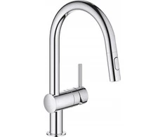Grohe Virtuvinis maišytuvas Minta su ištraukiama žarna , chromas