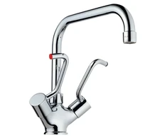 Ideal Standard Børma Standard H. virtuvės rankena - chromuota, 2 gr. lanksti, G3/8, keraminis vožtuvas, 22 mm, oro vožtuvas 200 mm.