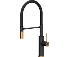 Stalo baterija Quadron GEMMA Q Line Steel Q stov- Gryna anglis / Nano PVD varis (84818011)