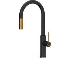 Stalo baterija Quadron Jennifer Q Line Slim Steel Q stovi juoda su elementais gatavas vario (84818011)