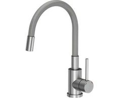 Virtuvinis maišytuvas su ištraukiama žarna Quadron Maggie 3323503GR, pilka